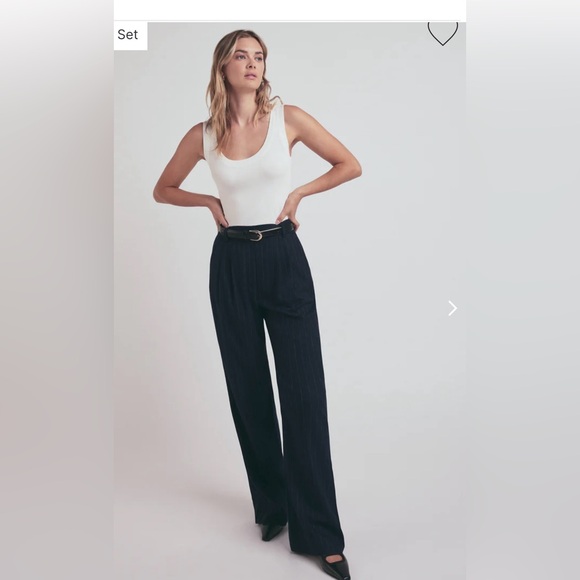 Favorite Daughter The Favorite Pinstripe Pants - New Size 8 - Picture 3 of 12